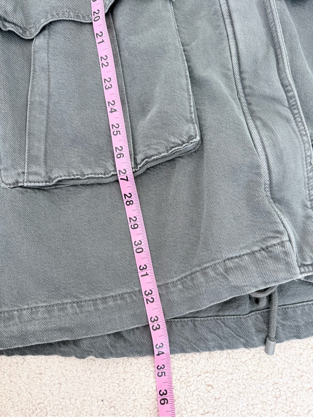 Zara Denim Utility Jacket in Washed Charcoal - Picture 15 of 16